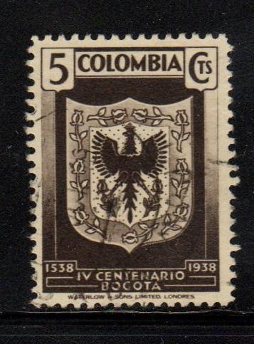 Columbia - #459 Arms of Bogota - Used