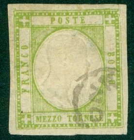 ITALY TWO SICILIES 19 USED RL 3985 CV $340.00 BIN $150.00