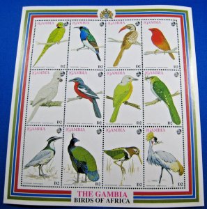 GAMBIA  -   1993  -  BIRDS TOPIC  -  SCOTT #1375  MNH   (js)