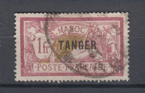 J45927 JL stamps 1918-24 french morocco used #87 ovp,t