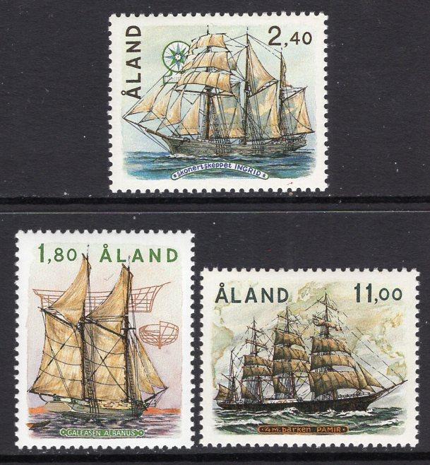 Aland 31-33 Sailing Ships MNH VF