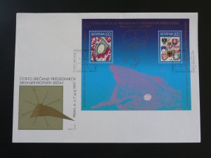 metting of presidents sheetlet FDC Slovenia 1997