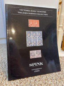 John Barwis Collection (Spink) Auction Catalogue VICTORIA HALF, Oct. 23, 2012