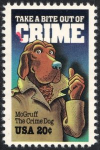 SC#2102 20¢ Crime Prevention Single (1984) MNH