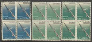 VENEZUELA 837-39 MNH BRIDGE BLOCK OF 4 [D1]