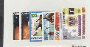 Dominica #354/522  Multiple