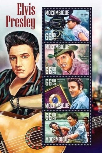 Mozambique 2016 ELVIS PRESLEY Sheet Perforated Mint (NH)