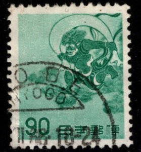 Japan  Scott 752 Used 1962 Fujin the Wind God