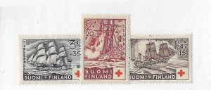 Finland Sc # B24-6  set of 3 NH VF