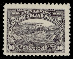 CANADA - Newfoundland GV SG103, 10c Purple Slate, M MINT. Cat £75.-