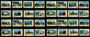 Tanzania 2000 - Tourist Attractions, Animals - Set of 32v - 2078-85, 2102-05 MNH