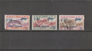 Tunisia  Scott#  C10-C12  Used  (1930 Surcharged)