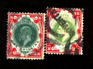 GREAT BRITAIN 138 138A USED FVF Cat $110