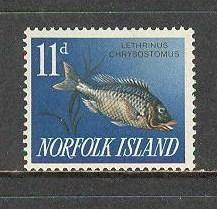 NORFOLK ISLAND Sc# 54 MNH F Trumpeter Fish