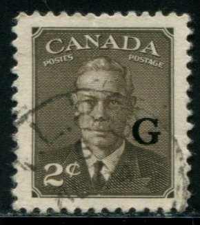 O17 Canada 2c Official, used