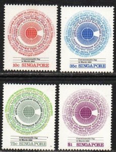 Singapore Sc #412-415 MNH