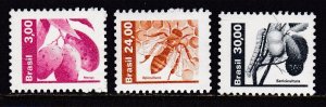 Brazil, Fauna, Insects, Bees, Plants MNH / 1982