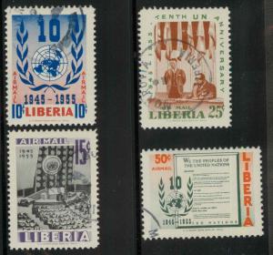 Liberia C93-C96 Used VF