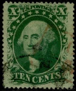 #35 VF+ USED WITH ORANGE-BLACK CANCEL CV $215.00 BQ2223