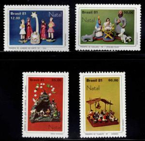 Brazil Scott 1769-1772  MNH** Christmas stamp set