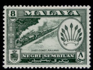 MALAYSIA - Negri Sembilan QEII SG72, 8c myrtle-green, M MINT.