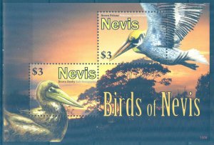 Nevis 2010 Birds Mi. Bl. 286 MNH