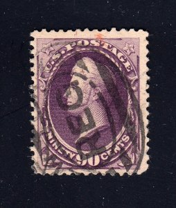 Scott #218 90c Perry USED - Well Centered