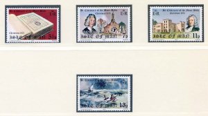 1975 Isle of Man SG71/74 Christmas and Manx Bible Set Unmounted Mint