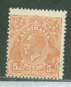 Australia  #75 Mint (NH) Single (King)