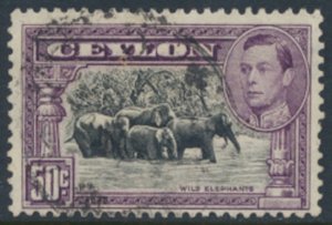 Ceylon  SC# 286 Used perf 12 see details and scans 