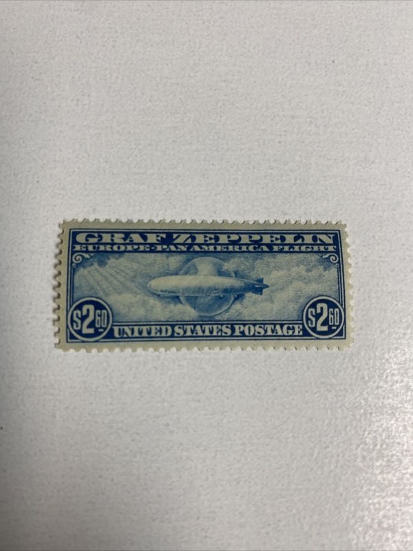 C15 Graf Zeppelin $2.60 Air Mail Mint Never Hinged / Superb