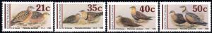 Bophuthatswana - 1990 Sandgrouse Set MNH** SG 239-242