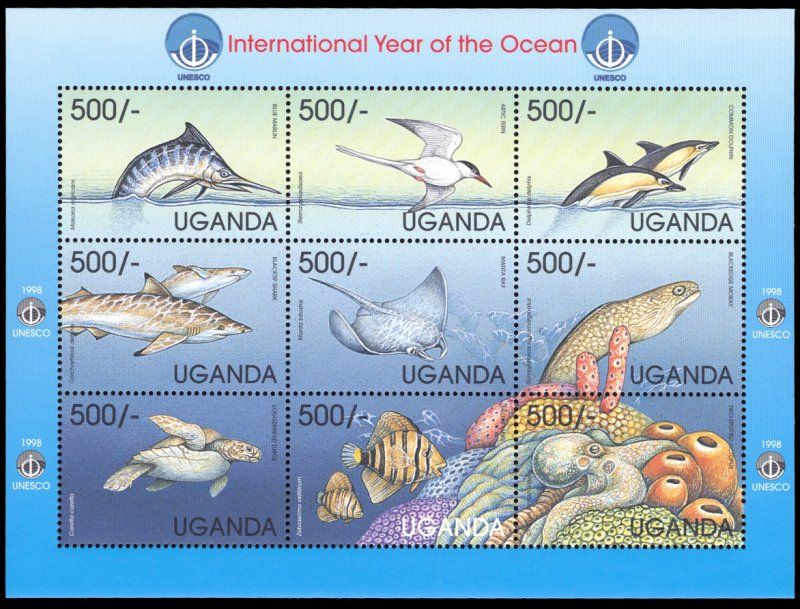 Uganda 1999 Scott #1596 Mint Never Hinged
