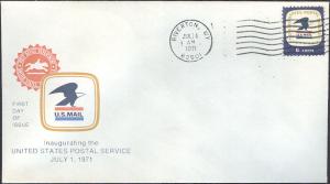 #1396 WY, Riverton 7-1-71 USPS FDC