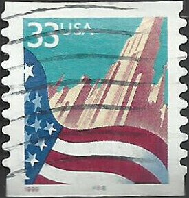 P.N.C. 8888 # 3281 USED FLAG AND CITY