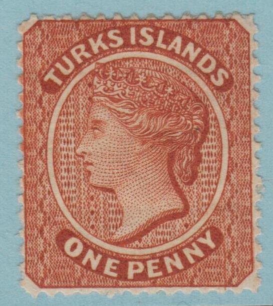 TURKS ISLANDS 40 - PERF 14 - MINT HINGED OG * NO FAULTS EXTRA FINE! - VPF