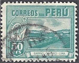 PERU #380, USED , 1938 - PERU096