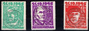 Germany 1945, Sc.#12NB3-5, examined,  cv.€250