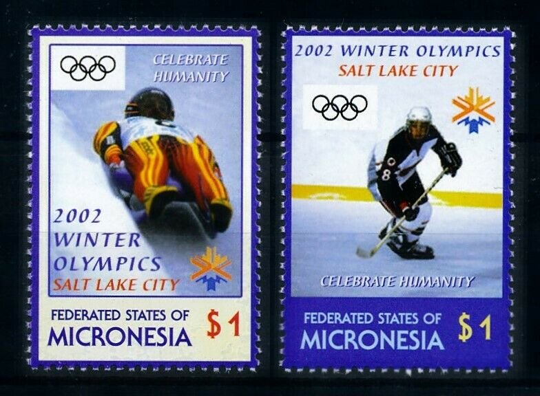 [101511] Micronesia 2002 Olympic winter games Salt Lake City ice hockey  MNH