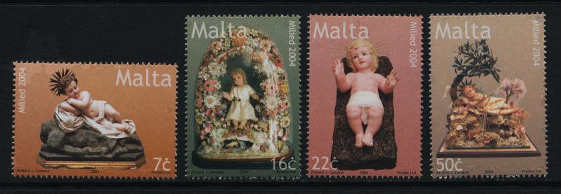 Malta 1186-9 MNH Christmas, Art