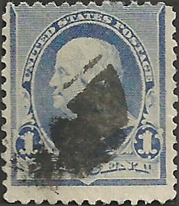 # 219 DULL BLUE USED BEN FRANKLIN SCV-0.75