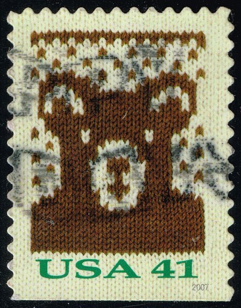 US #4210 Knit Bear; Used (4Stars)