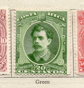Costa Rica 1889 Early Issue Fine Mint Hinged 20c. NW-264736
