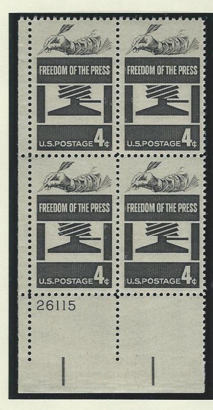 United States Plate Block   mnh SC  1119