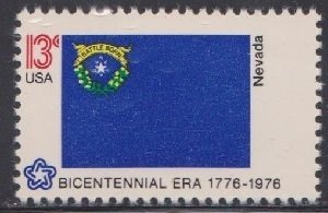 1668 Nevada State Flag MNH single