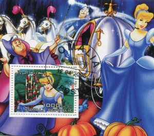 Somalia 2006 DISNEY CHARACTERS Cinderella s/s Perforated Fine Used VF