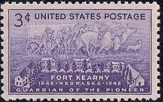 970 3 cent Fort Kearny, Nebraska Centennial mint  OG NH XF