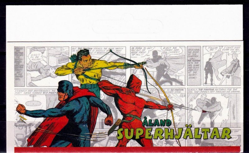 Aland 2011 - Superheroes Cartoons Animations Bklt MNH # 316e