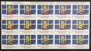 Canada NCS92 National Christmas Seal Sheet (1993) VF MNH