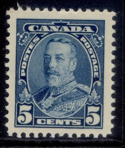 CANADA GV SG345, 5c blue, M MINT.